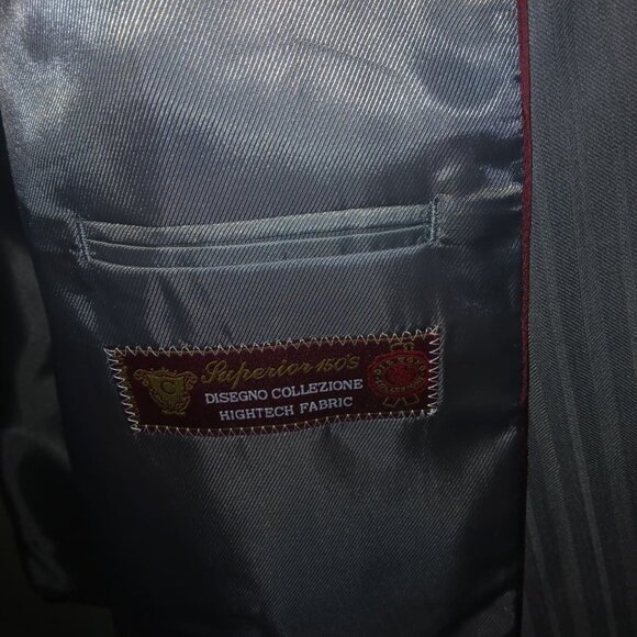 Caravelli Men’s Gray 2-Piece Suit Blazer & Pants Size 50L / 46W - Picture 7 of 9